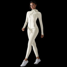 Load image into Gallery viewer, Hooded Zipper Workout Set