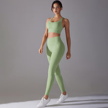 Load image into Gallery viewer, Celebrity Sling Beautiful Back High Waist Hip Lift Wear Free Underwear No Embarrassment Line Sports Trousers Running Fitness Yoga Set
