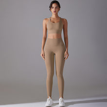Load image into Gallery viewer, Celebrity Sling Beautiful Back High Waist Hip Lift Wear Free Underwear No Embarrassment Line Sports Trousers Running Fitness Yoga Set
