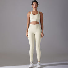 Load image into Gallery viewer, Celebrity Sling Beautiful Back High Waist Hip Lift Wear Free Underwear No Embarrassment Line Sports Trousers Running Fitness Yoga Set
