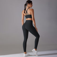Load image into Gallery viewer, Celebrity Sling Beautiful Back High Waist Hip Lift Wear Free Underwear No Embarrassment Line Sports Trousers Running Fitness Yoga Set
