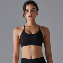 Load image into Gallery viewer, Seamless Knitted Yoga Bra Quick Drying Tight Sports Running Fitness Clothes Sling Cross Beauty Back Yoga Clothes
