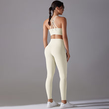 Load image into Gallery viewer, Celebrity Sling Beautiful Back High Waist Hip Lift Wear Free Underwear No Embarrassment Line Sports Trousers Running Fitness Yoga Set
